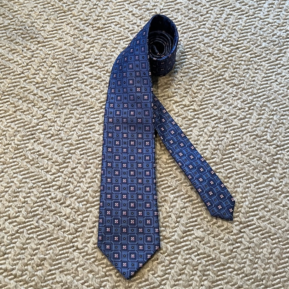 Zegna Floral Silk Tie